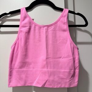 Pink Ribbed Women's Tank Top - Colsie from Target